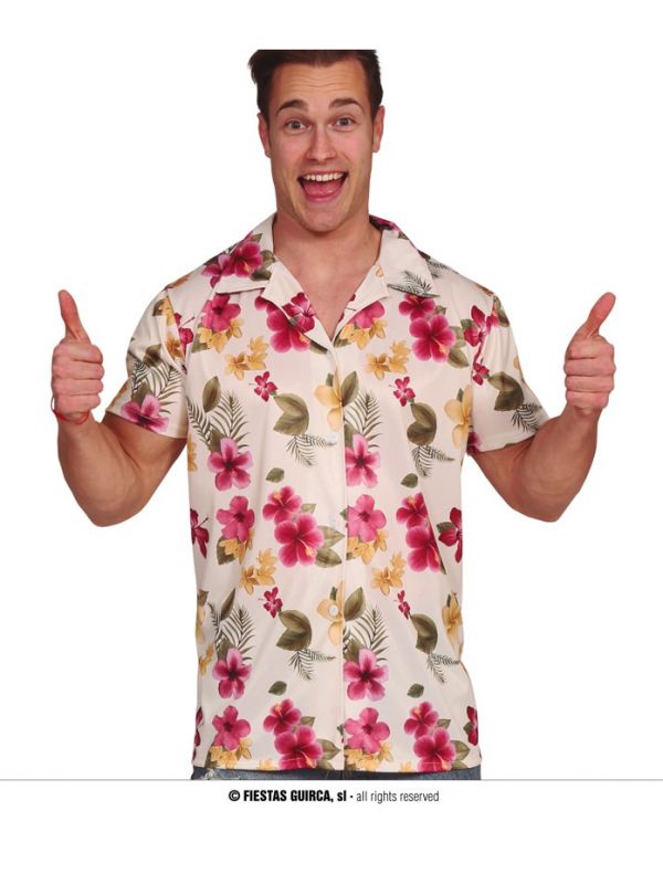 Camisa Hawaina de Flores