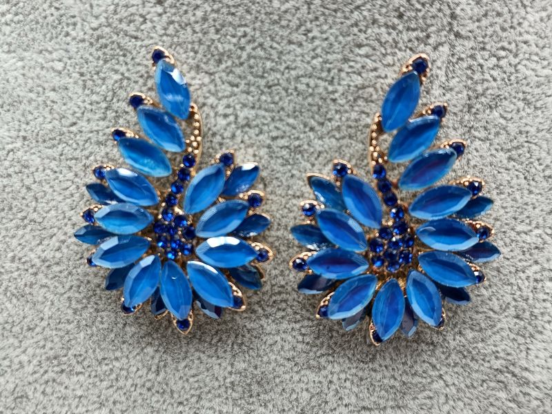 Pendientes azul