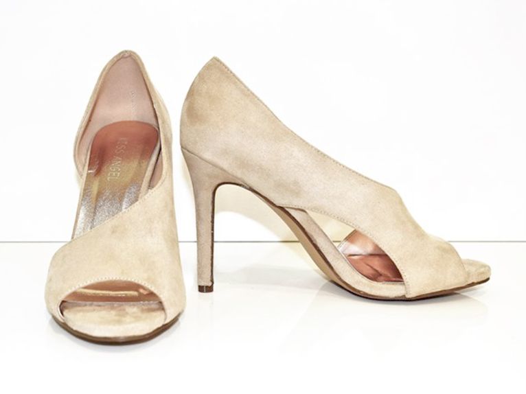 Sandalia Stiletto Beige