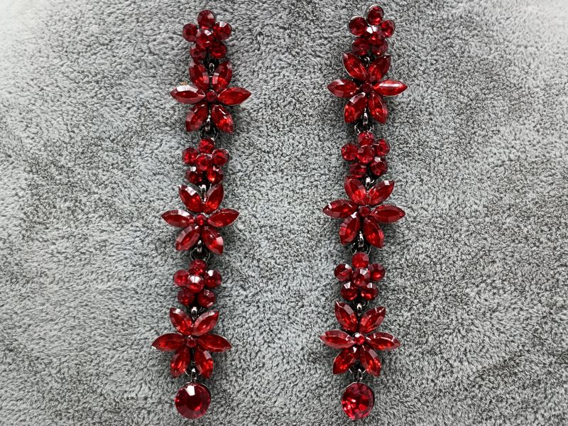 Pendientes rojos