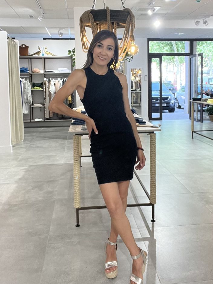 Vestido Camiseta Negro