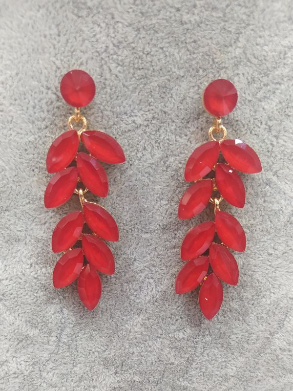 Pendientes rojo