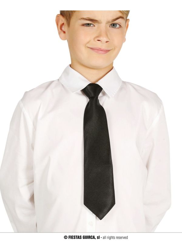 Corbata negra infantil