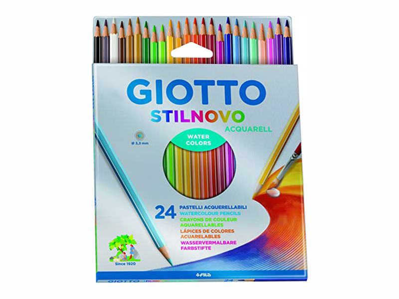 GIOTTO STILNOVO ACQUARELL 24 UDS.