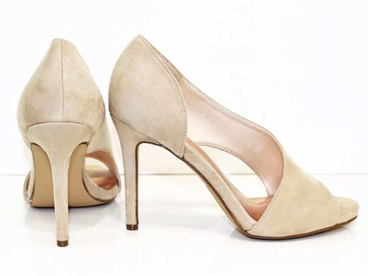 Sandalia Stiletto Beige