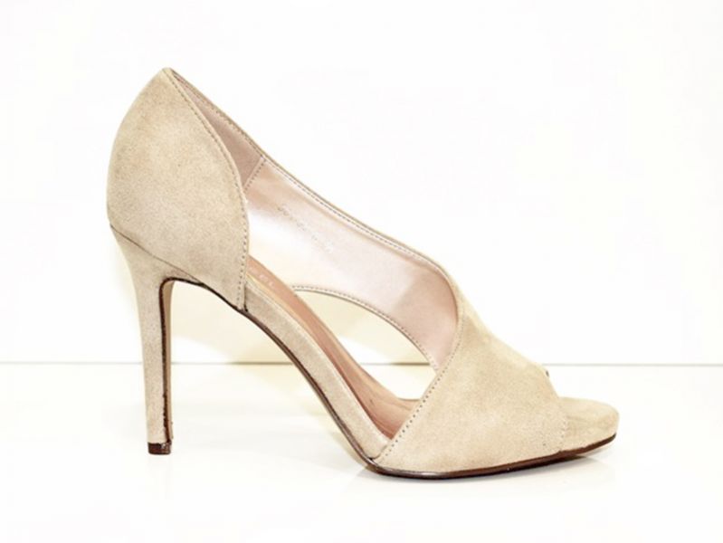 Sandalia Stiletto Beige